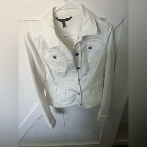 White House Black market white jacket size medium